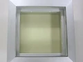 Окно свинцовое С1,  Рама:  465x465x140, Стекло: 400x400x10 мм рентген
